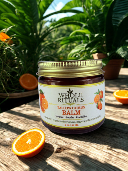 Citrus Tallow Balm – Natural Moisturizing Skin Balm