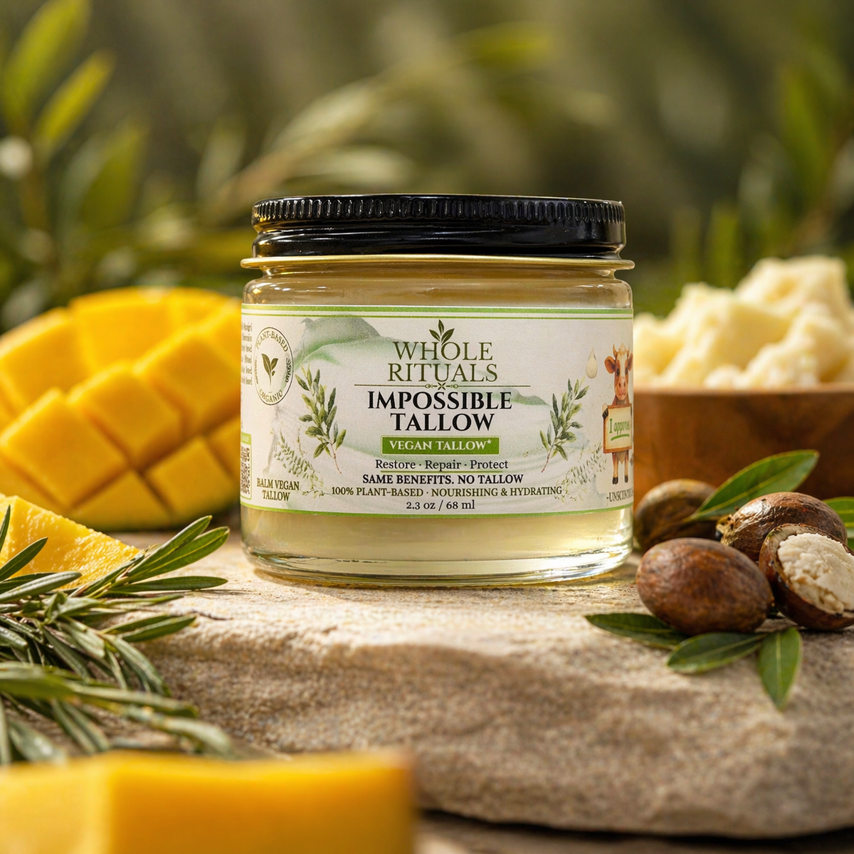 Vegan Tallow Moisturizer - Unscented