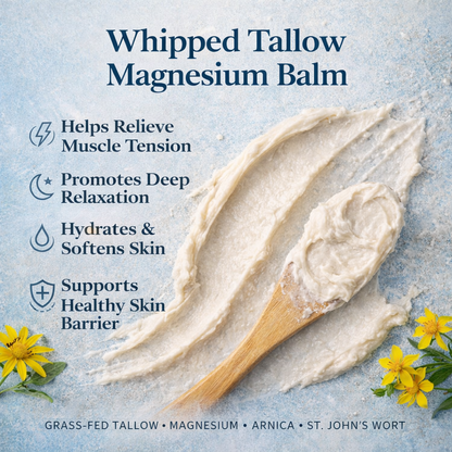 Magnesium Tallow Balm Whipped Deep Relaxation