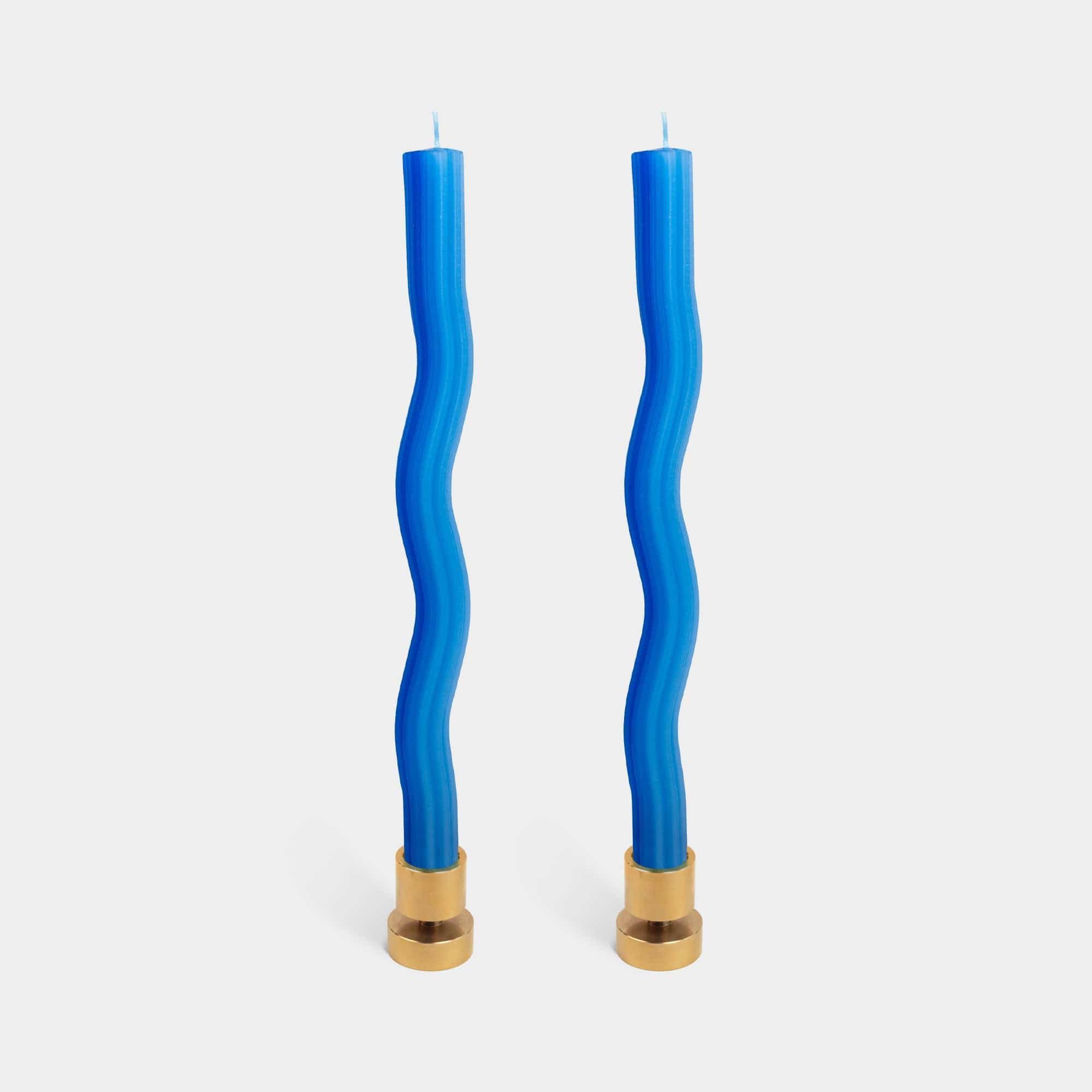 54Celsius Wiggle, Rope &amp; Pivot Candles Wiggle Candles - Blue (2 pack)