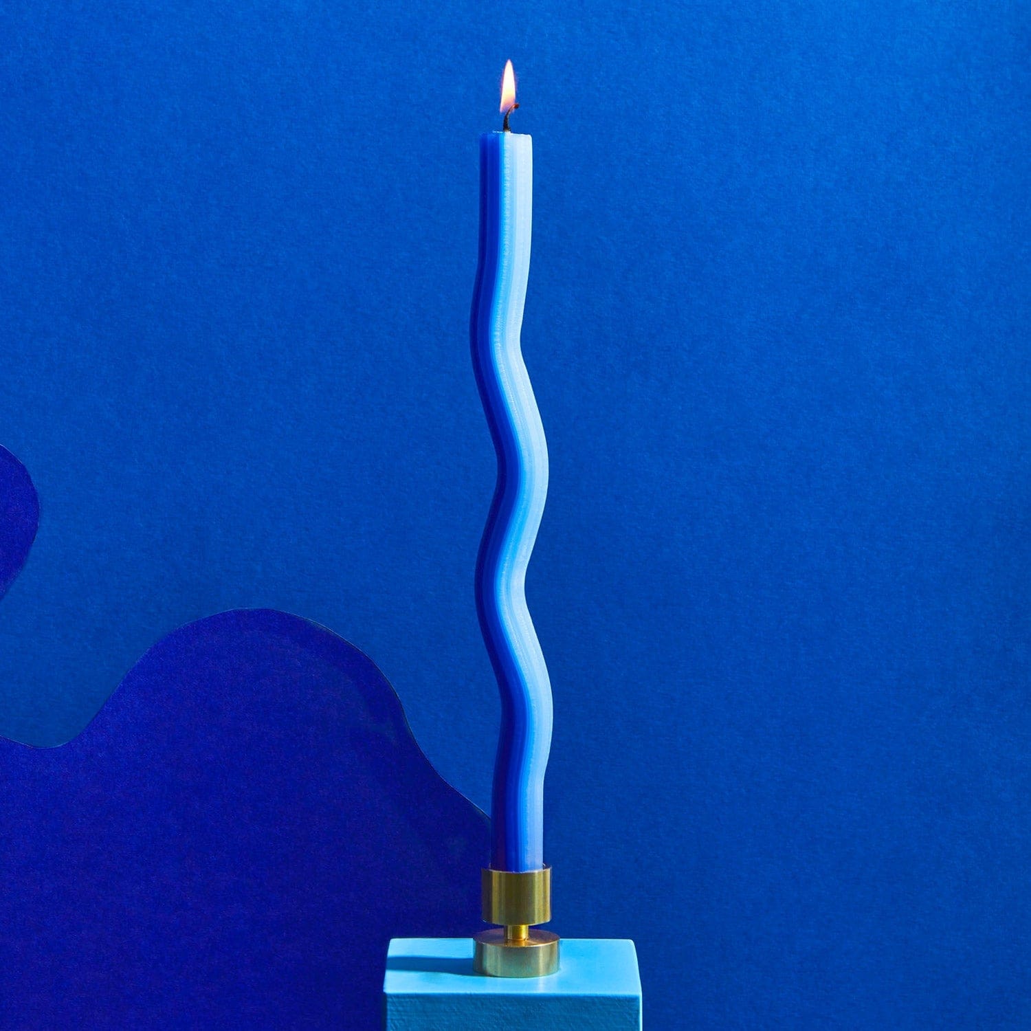 54Celsius Wiggle, Rope &amp; Pivot Candles Wiggle Candles - Blue (2 pack)