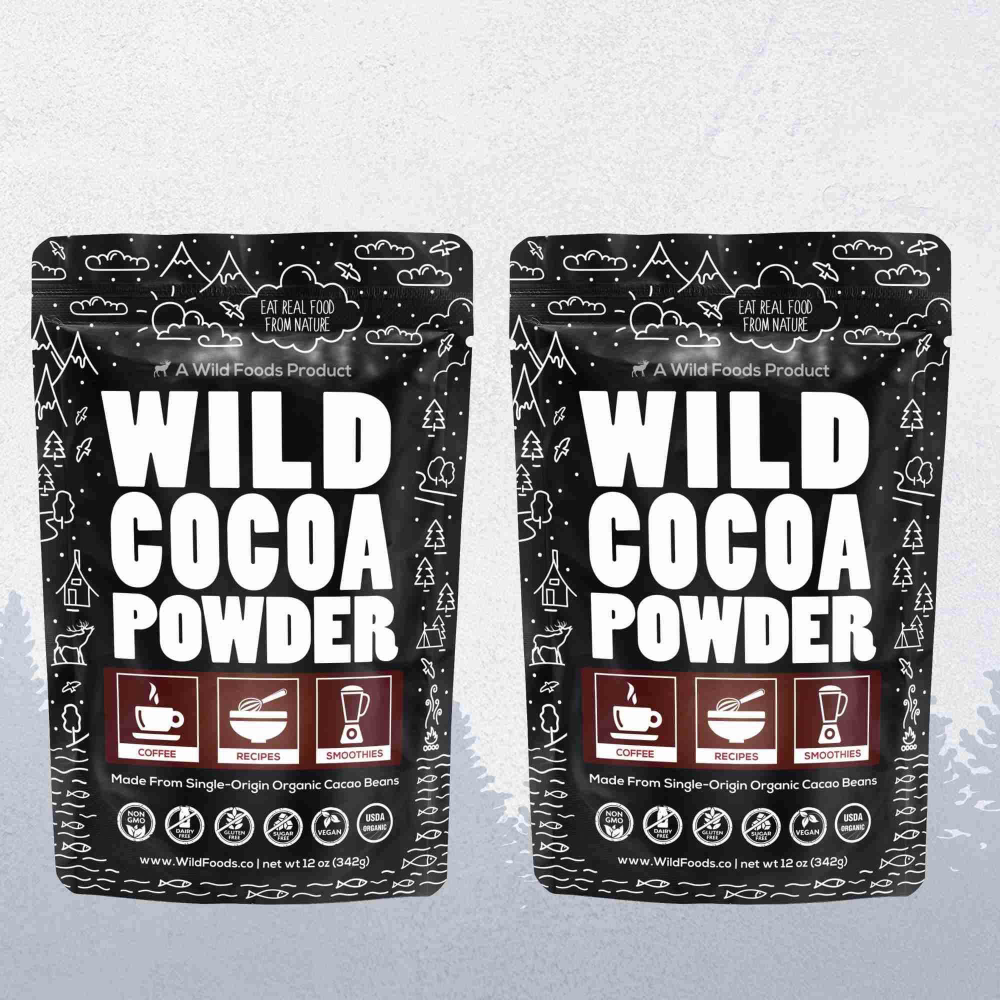 Cocoa Powder, 57 servings - Single-Origin Antioxidant - My American Goods