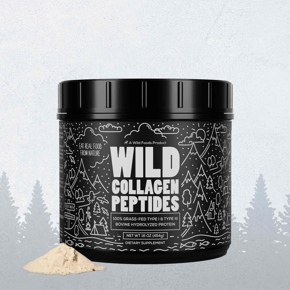 Grass-Fed Collagen Peptides, 41 servings – Skin, Hair &amp; Joint Support Collagen - My American Goods