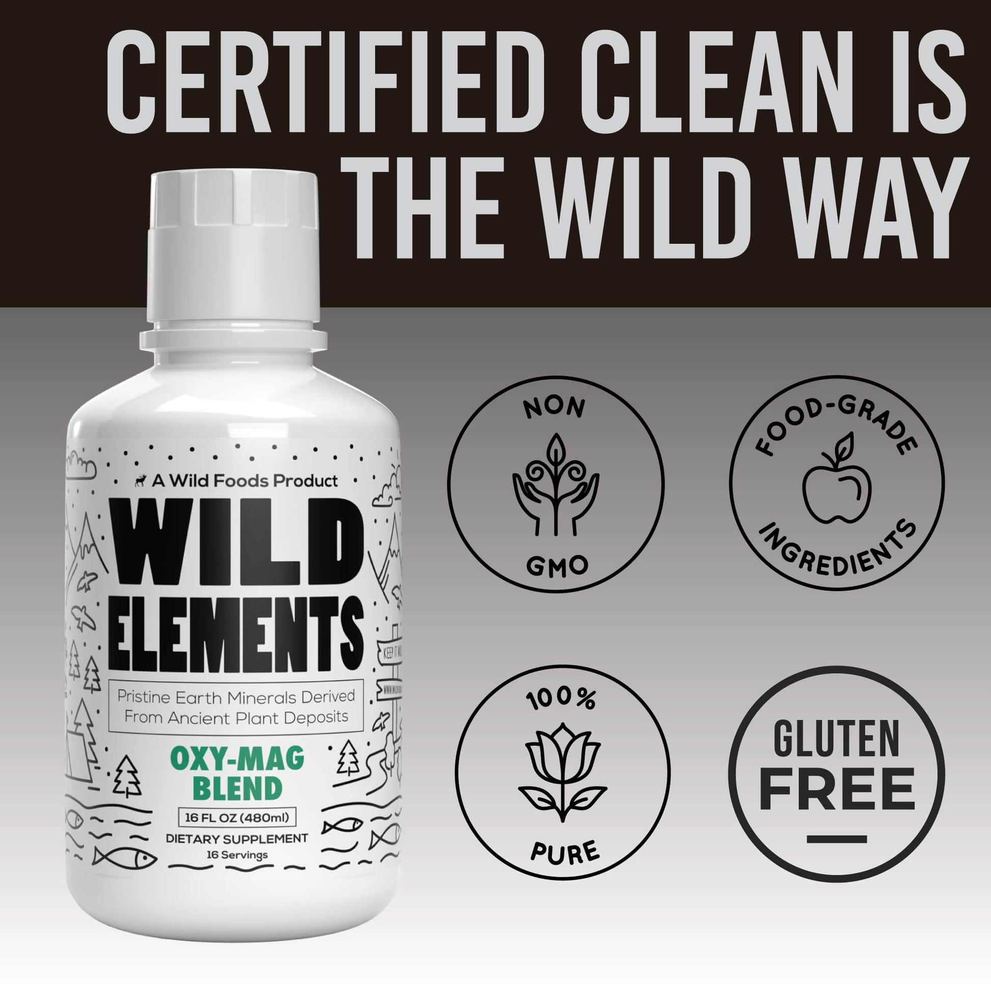 Liquidating: Oxy-Mag: Magnesium Minerals Blend, 16 servings - Derived from Ancient Plants - My American Goods