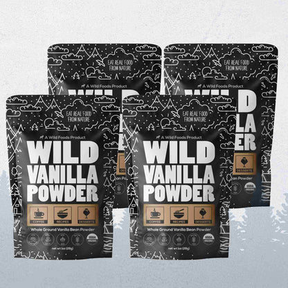 Vanilla Powder - 28 servings - Organic Ground Whole Vanilla Beans - My American Goods