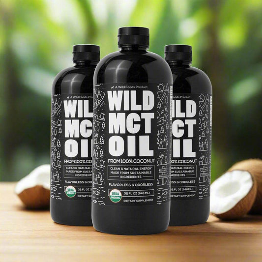Organic Wild MCT Oil, 63 servings - From 100% Coconuts - My American Goods