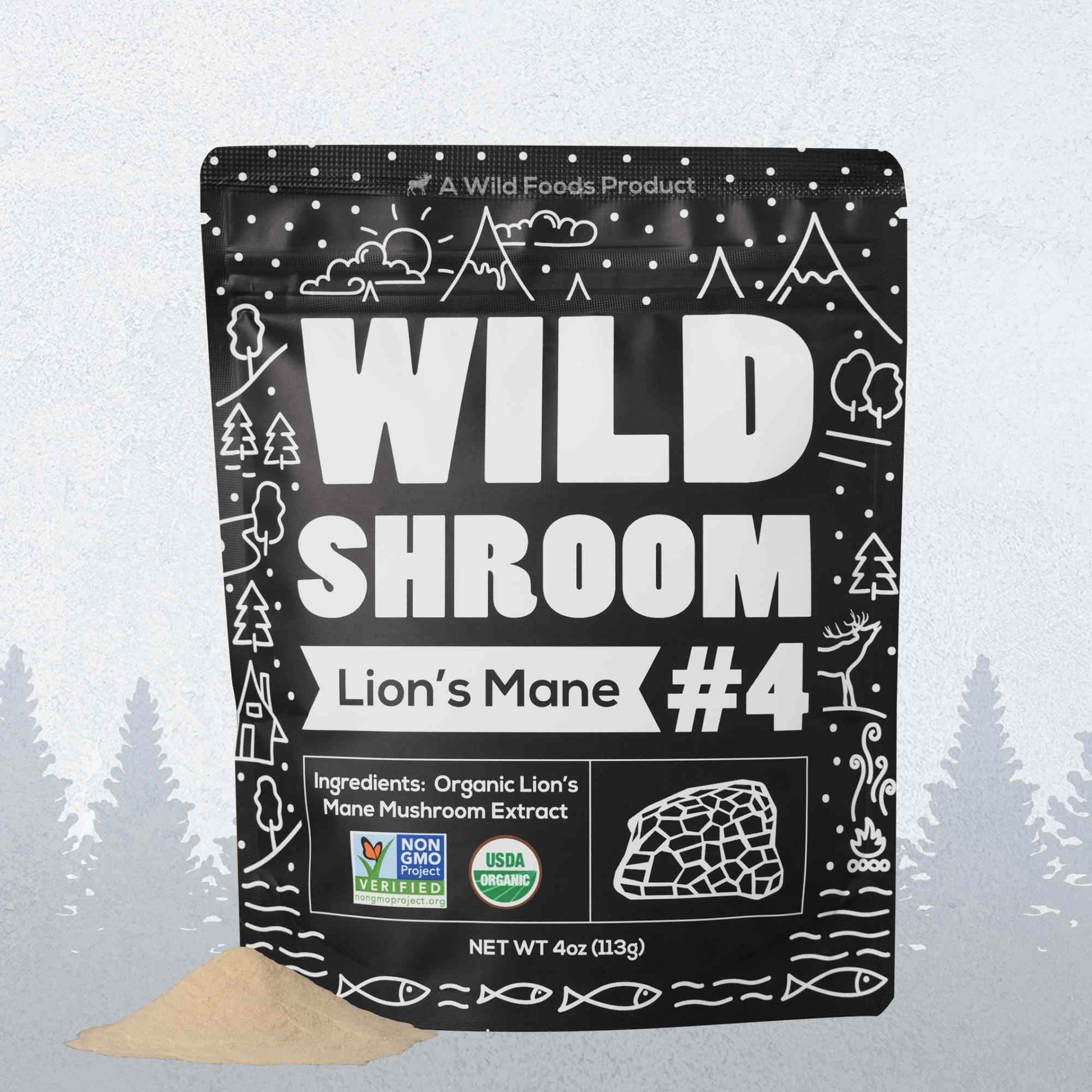 Lion's Mane Mushroom Extract, 78 Servings - Natural Support for Well-being - My American Goods