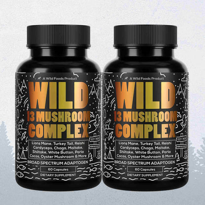 13 Mushroom Complex, 30 servings - Immunity and Longevity Support - My American Goods