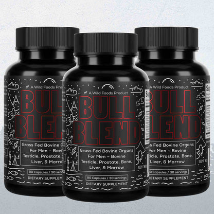 Bull Blend, 30 servings – Natural Male Hormone &amp; Energy Support - My American Goods