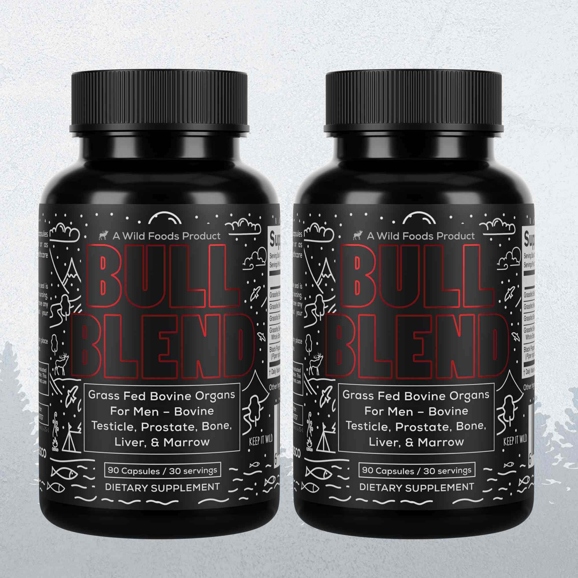 Bull Blend, 30 servings – Natural Male Hormone &amp; Energy Support - My American Goods