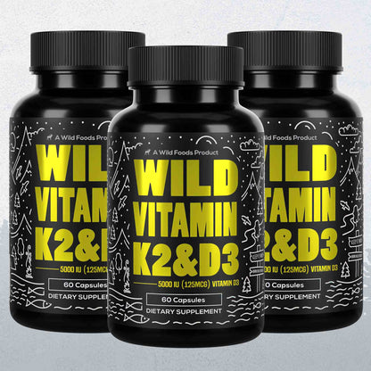 Vitamin K2 (MK-7) &amp; Vitamin D3 (5000 IU) &amp; Black Pepper Extract - My American Goods