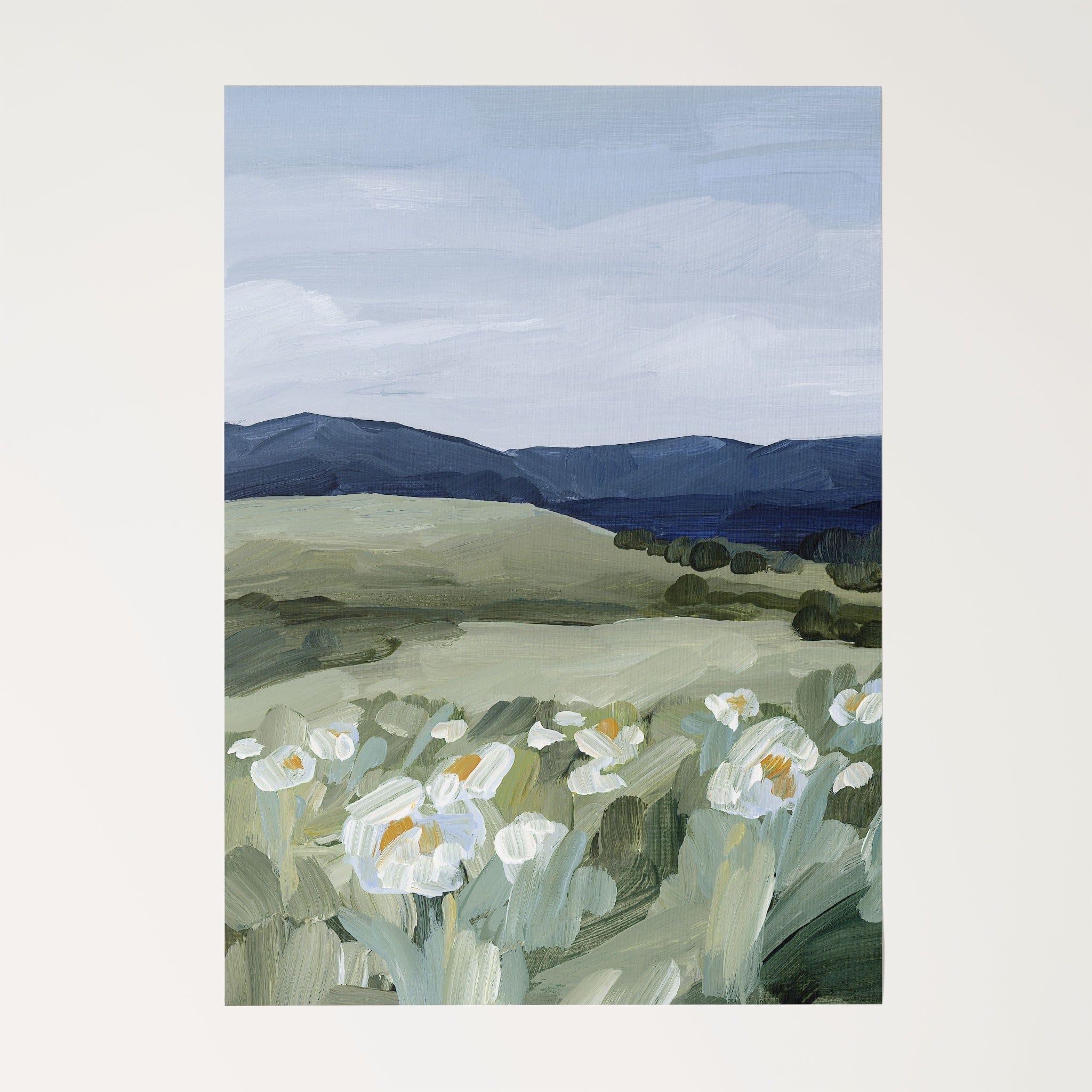 Katie Garrison Art Print Rolled Canvas / 8x10 in / No Frame "Wild Poppies" Art Print