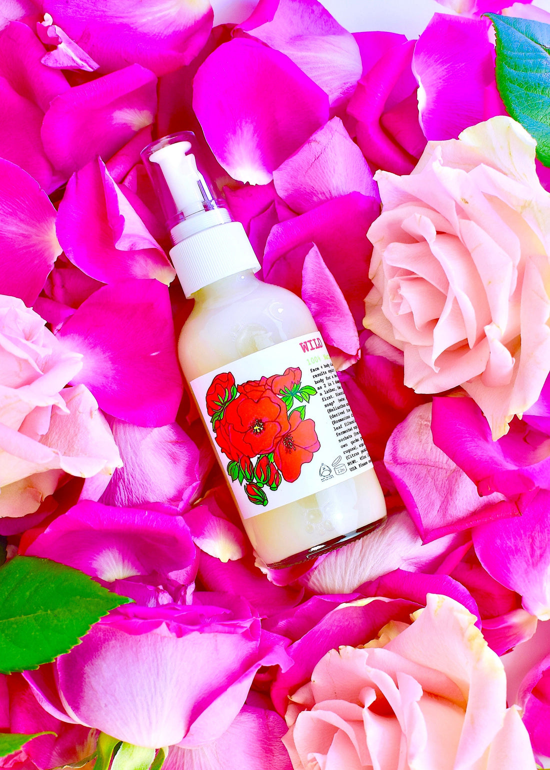 plant makeup Wild Rose Face Wash