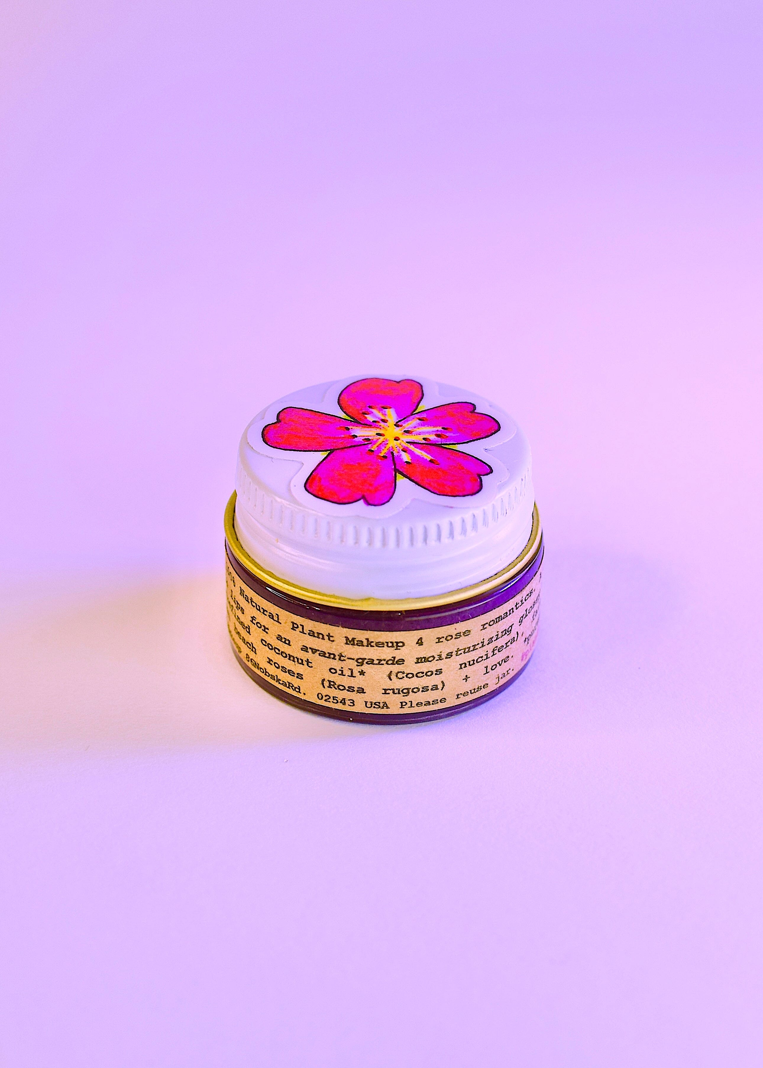 plant makeup Wild Rose Lip Balm