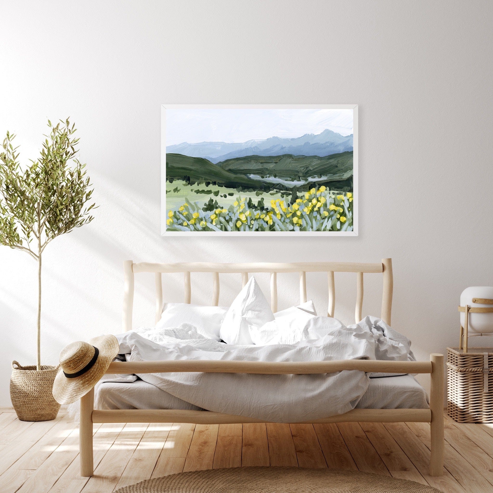 Katie Garrison Art Print "Wildflower Hike" Art Print