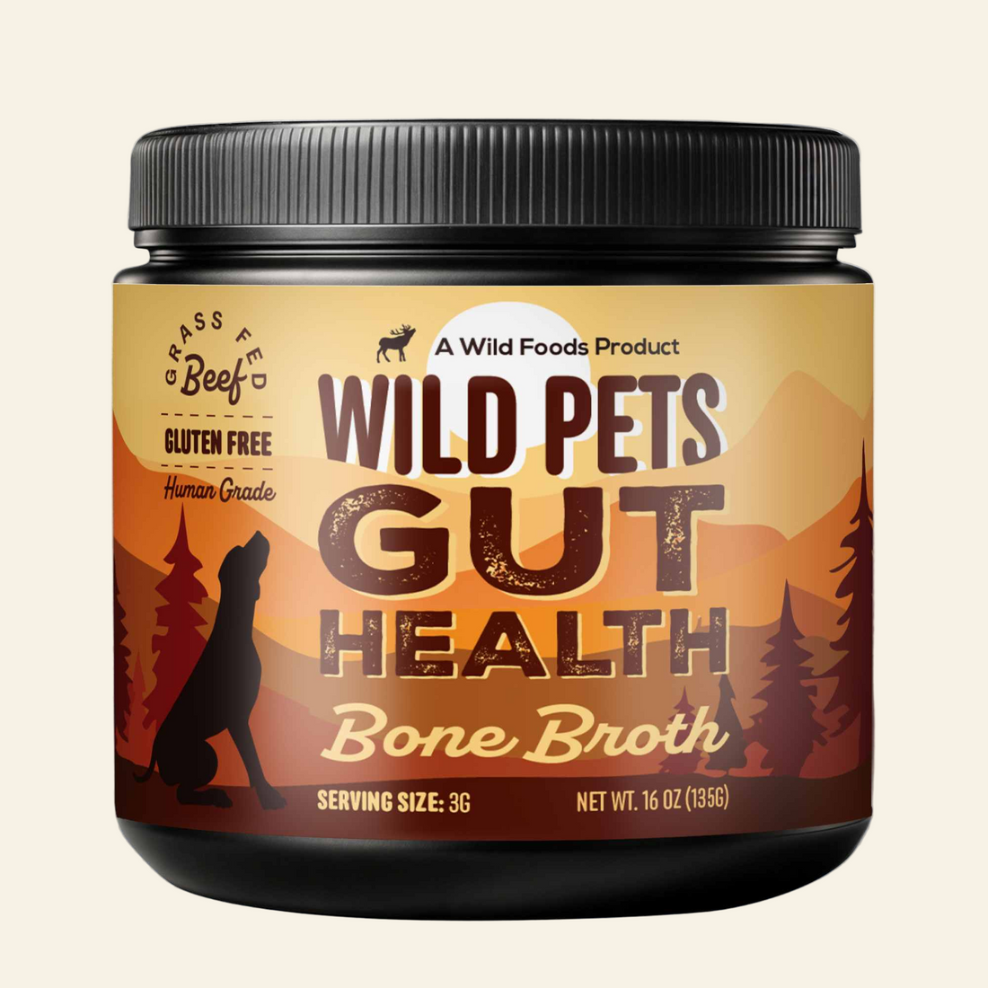 For Dogs | Bone Broth Powder - Canine Gut &amp; Immune Support