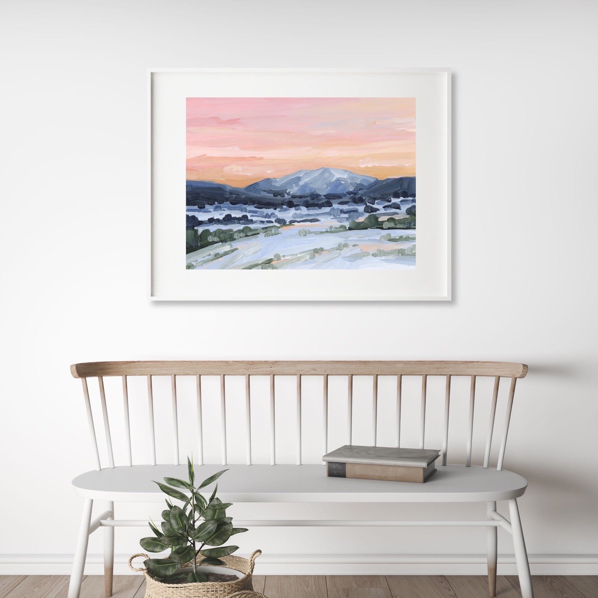 Katie Garrison Art Print "Winter Sky" Art Print