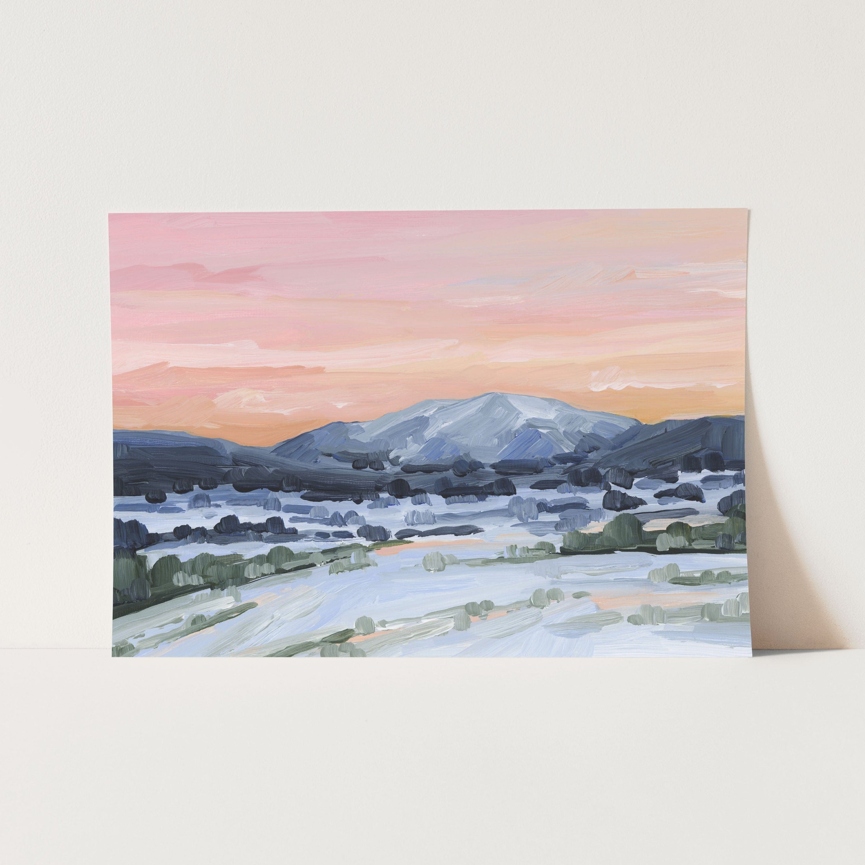 Katie Garrison Art Print Paper Print / 5x7 in / No Frame "Winter Sky" Art Print