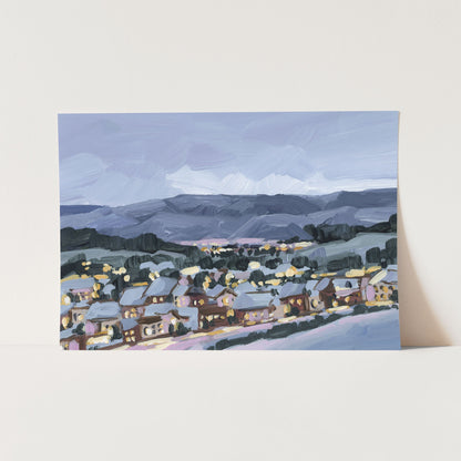 "Winter Village" Art Print