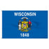 Flags Unlimited USA Nylon State Flags Wisconsin