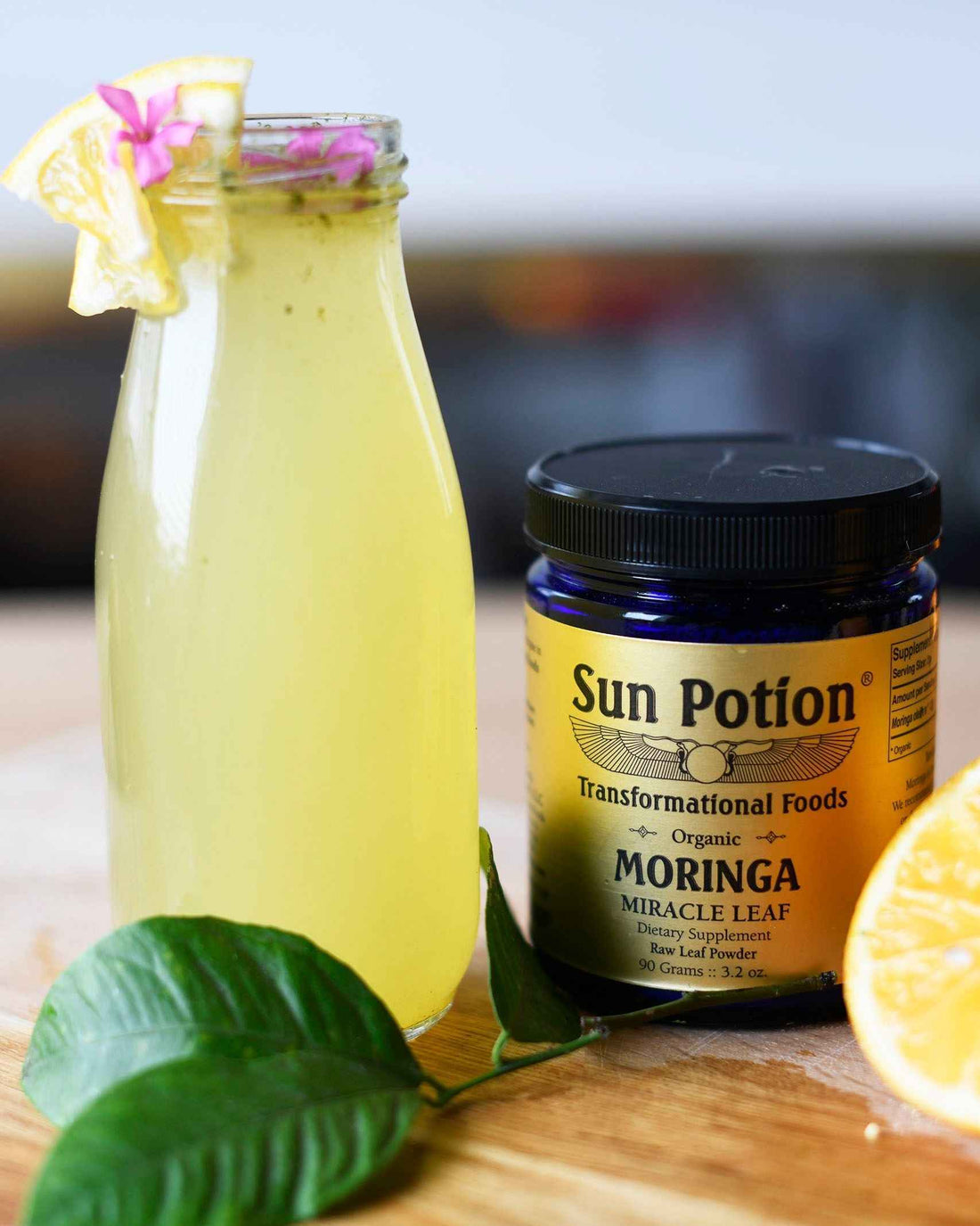 Sun Potion Adaptogen 90g Jar Moringa Leaf Powder (Organic)