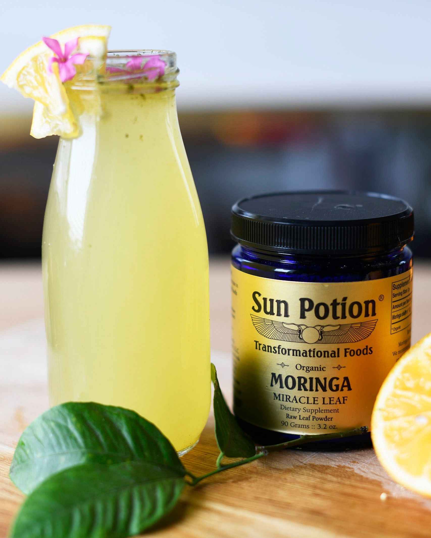 Sun Potion Adaptogen 90g Jar Moringa Leaf Powder (Organic)