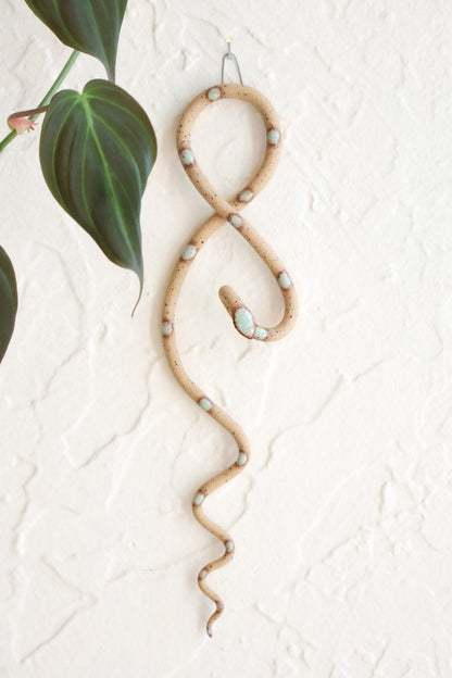 Carter + Rose Selma Mini Ceramic Wall Snake