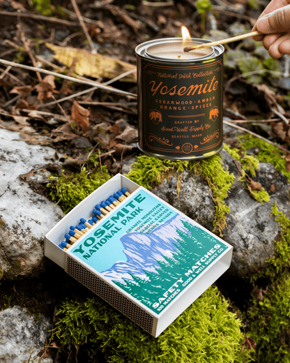 Good &amp; Well Supply Co. Yosemite Vintage National Park Cabin Matches